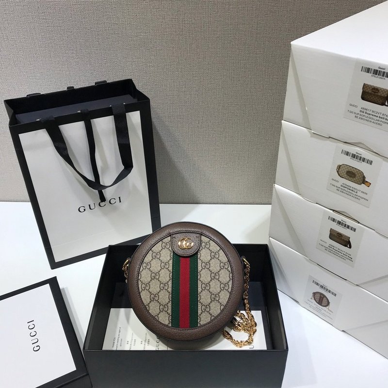 Replica Gucci Ophidia Mini Round Shoulder Bag
