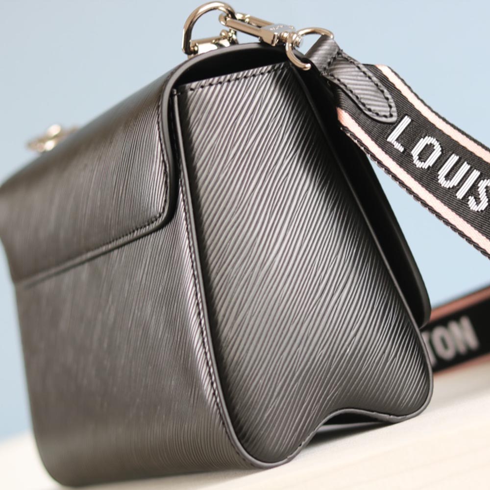 Replica Louis Vuitton Twist Mm M56628 Black/White/Pink