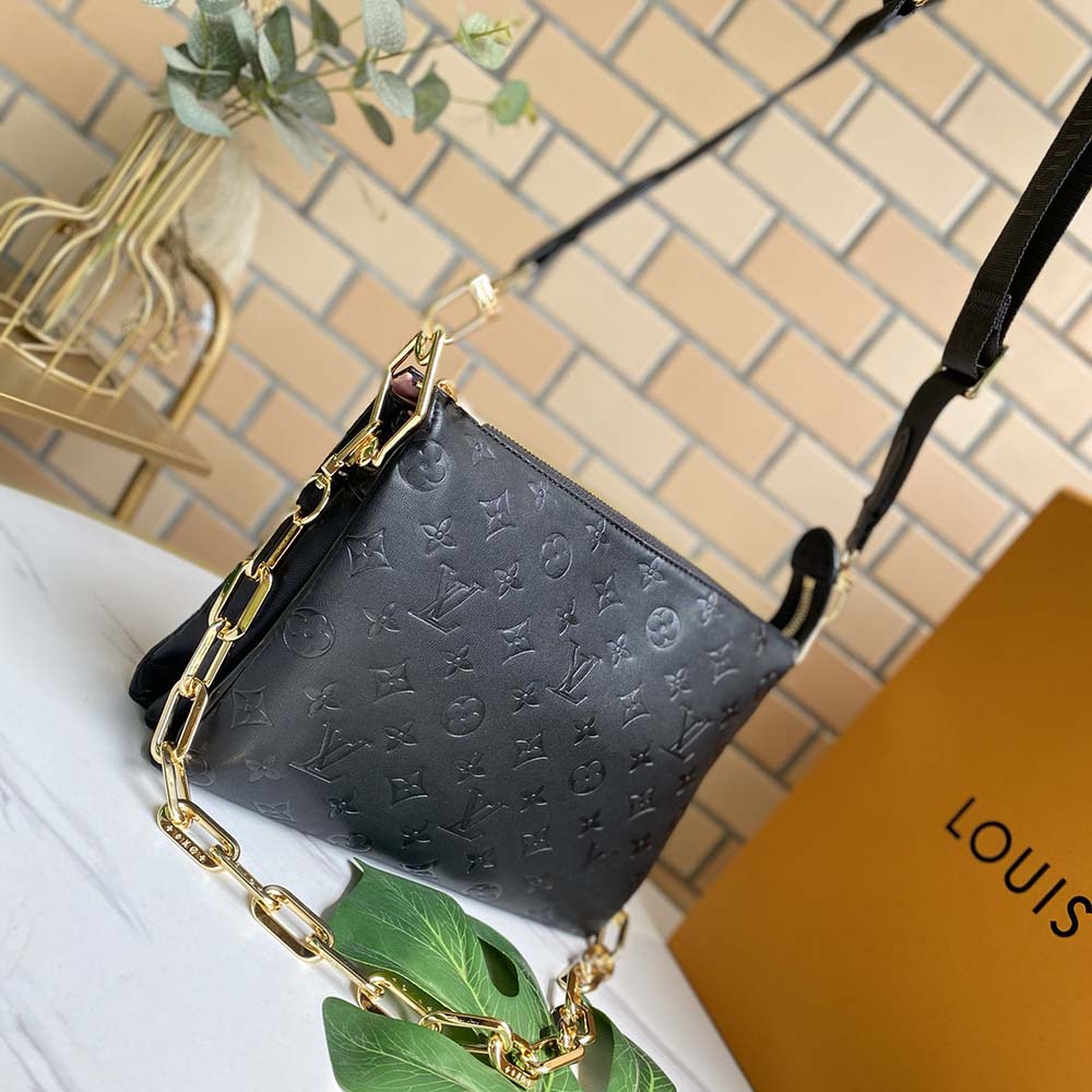 Replica Louis Vuitton Coussin Pm M57790 Black/White/Red