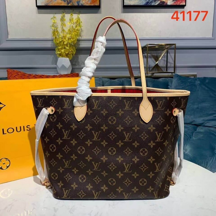 Replica Louis Vuitton Monogram Canvas Neverfull Mm M41177