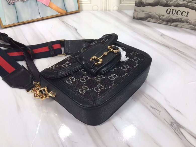 Replica Gucci Double G Horsebit 1955 Gg Mini Bag 658574