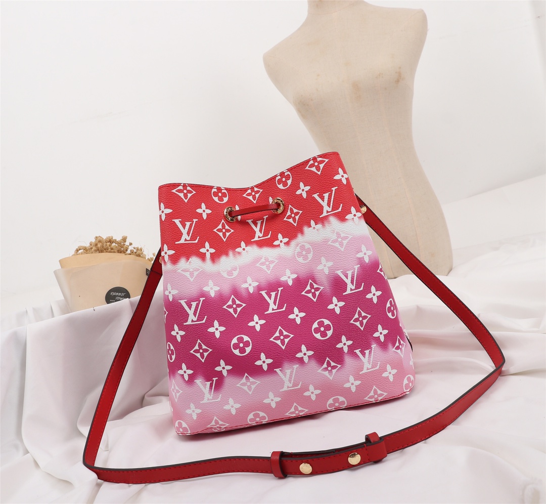 Replica Louis Vuitton Escale Neonoe Mm Pink/Blue/Red