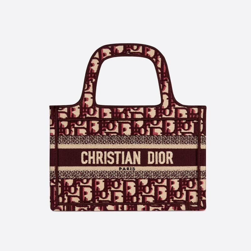 Replica Christian Dior Oblique Mini Book Tote M1271