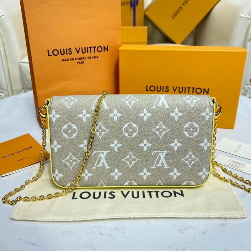 Replica Louis Vuitton Monogram Empreinte Leather Felicie Pochette M81359