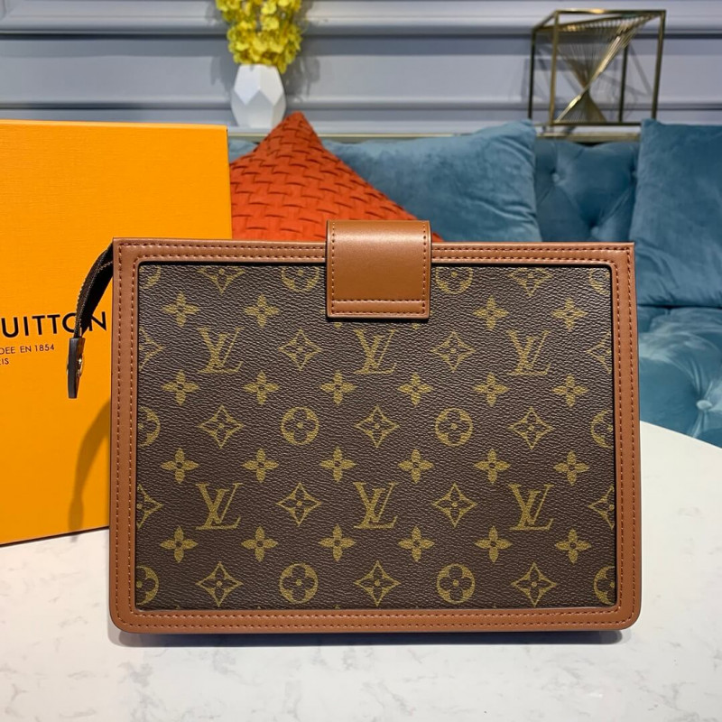 Replica Louis Vuitton Monogram Canvas Dauphine Clutch M44178