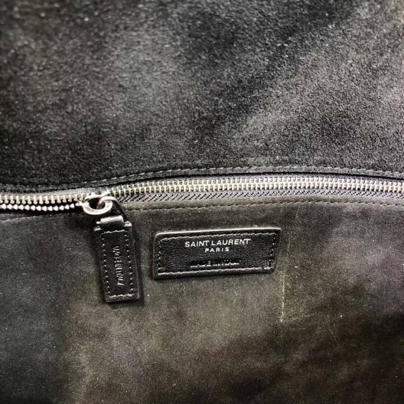 Replica Saint Laurent Niki Baby In Metallic Leather 498894