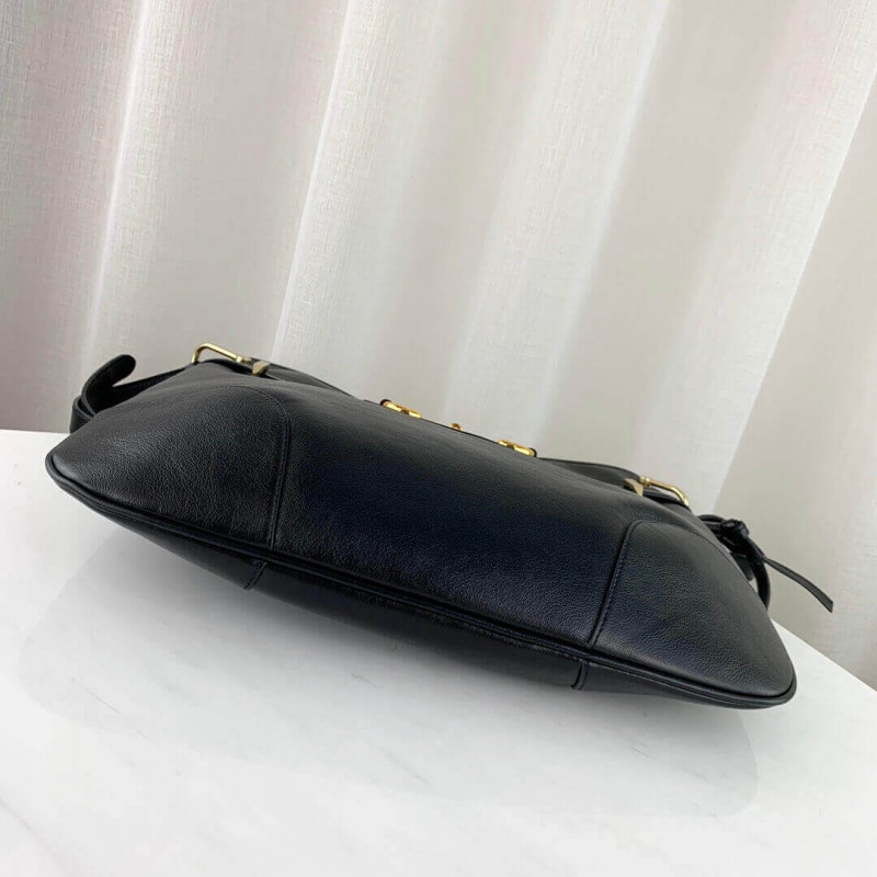 Replica Gucci 1955 Horsebit Tanned Leather Messenger Bag 602089