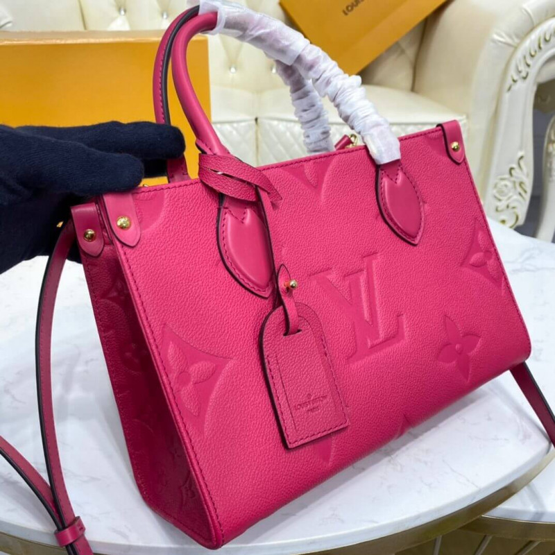 Replica Louis Vuitton Monogram Empreinte Leather Onthego Pm M45660