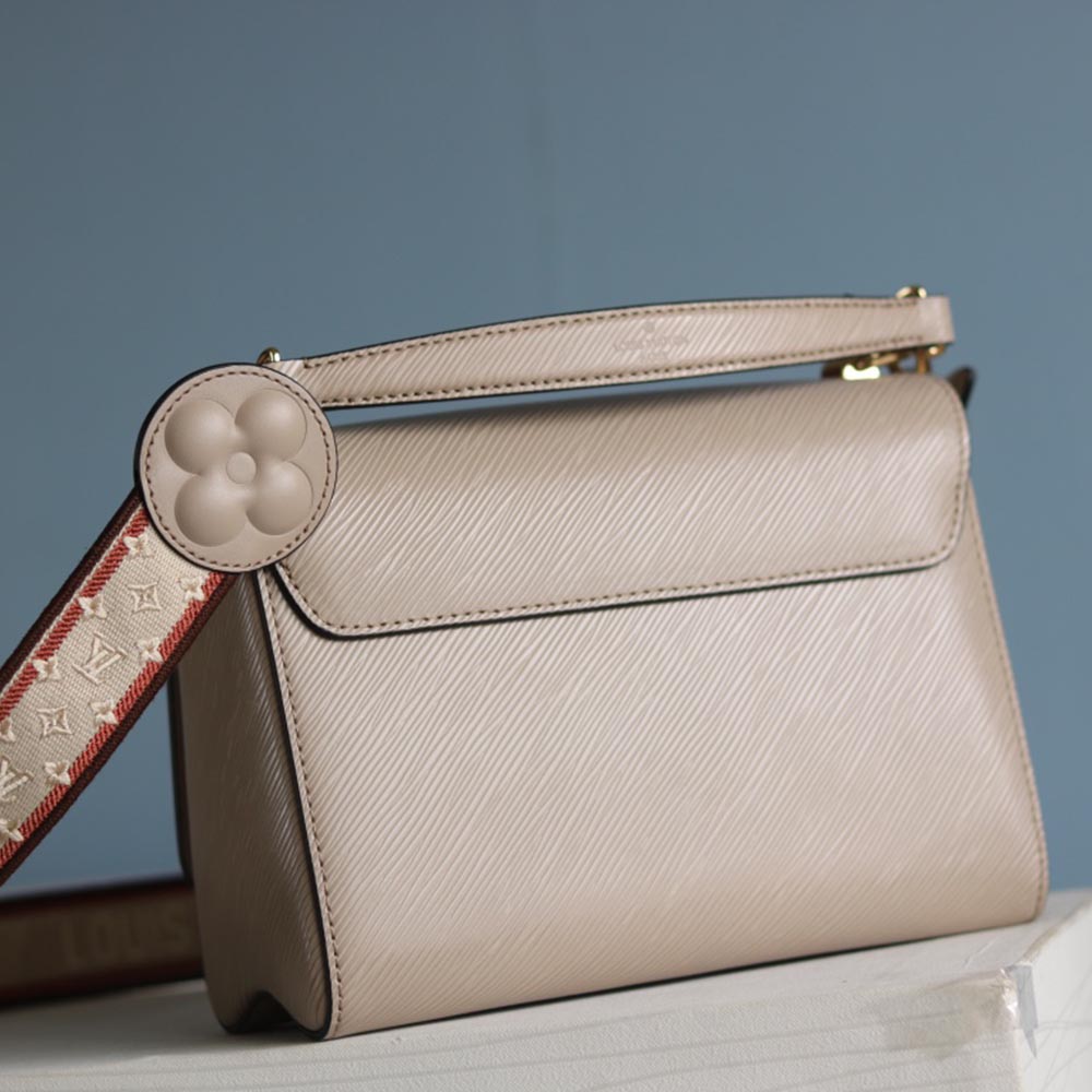 Replica Louis Vuitton Twist Mm M57050 Beige/Black/Pink