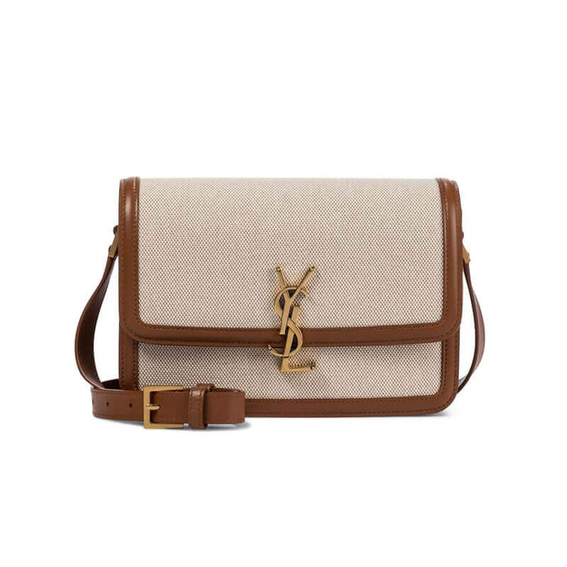Replica Saint Laurent Ysl Solferino Medium Canvas Crossbody Bag 634305