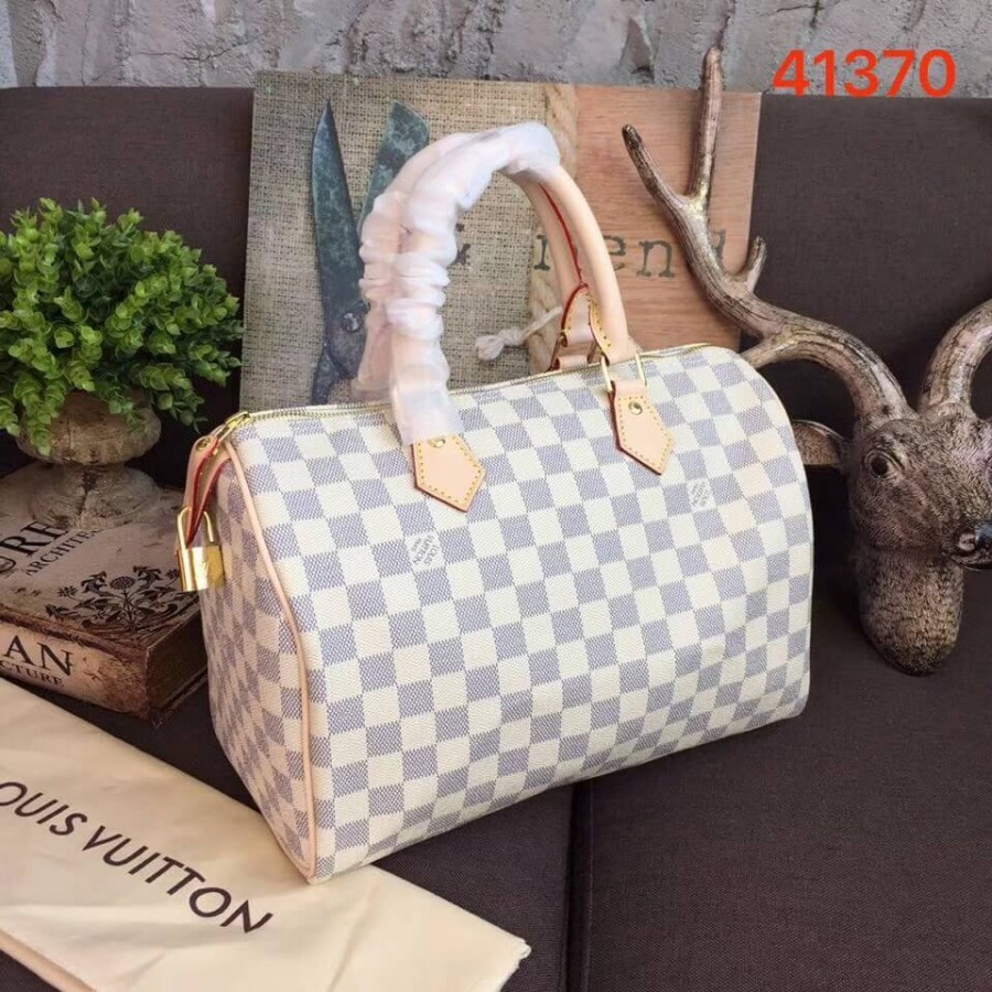Replica Louis Vuitton Damier Azur Canvas Speedy 30 N41370