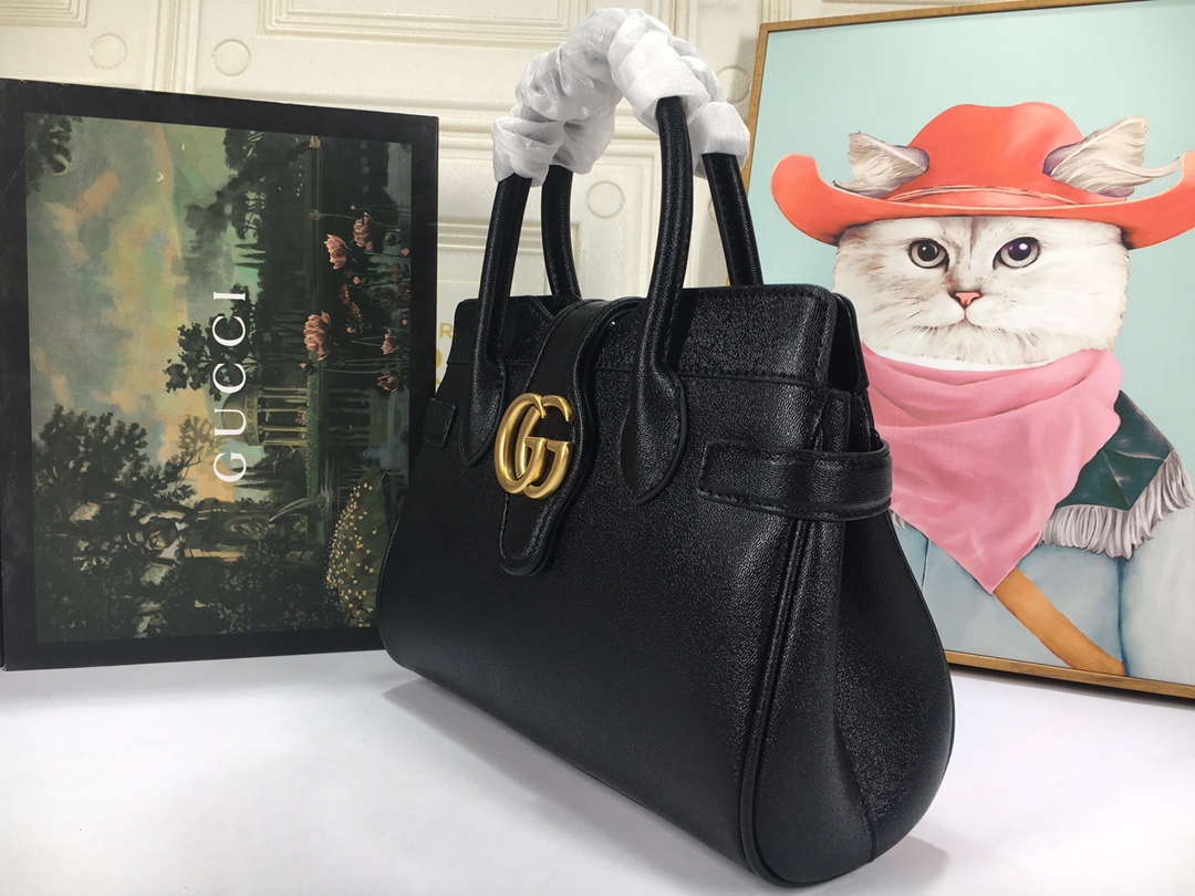 Replica Gucci Small Top Handle Bag With Double G