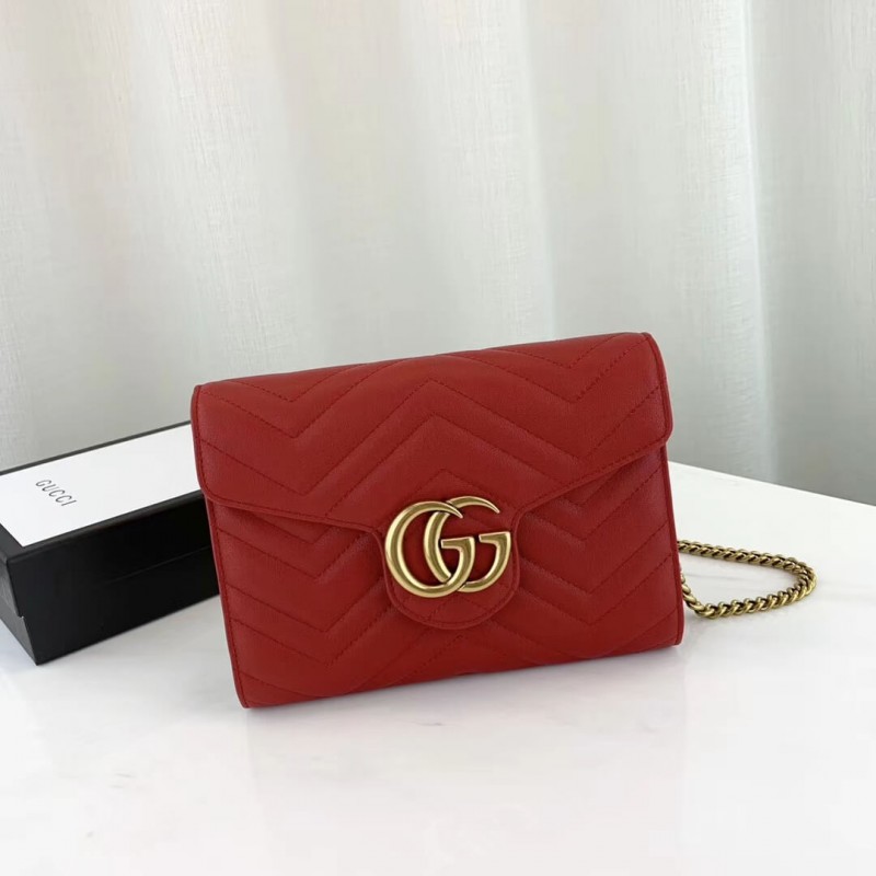 Replica Gucci Gg Marmont Matelasse Mini Bag 474575