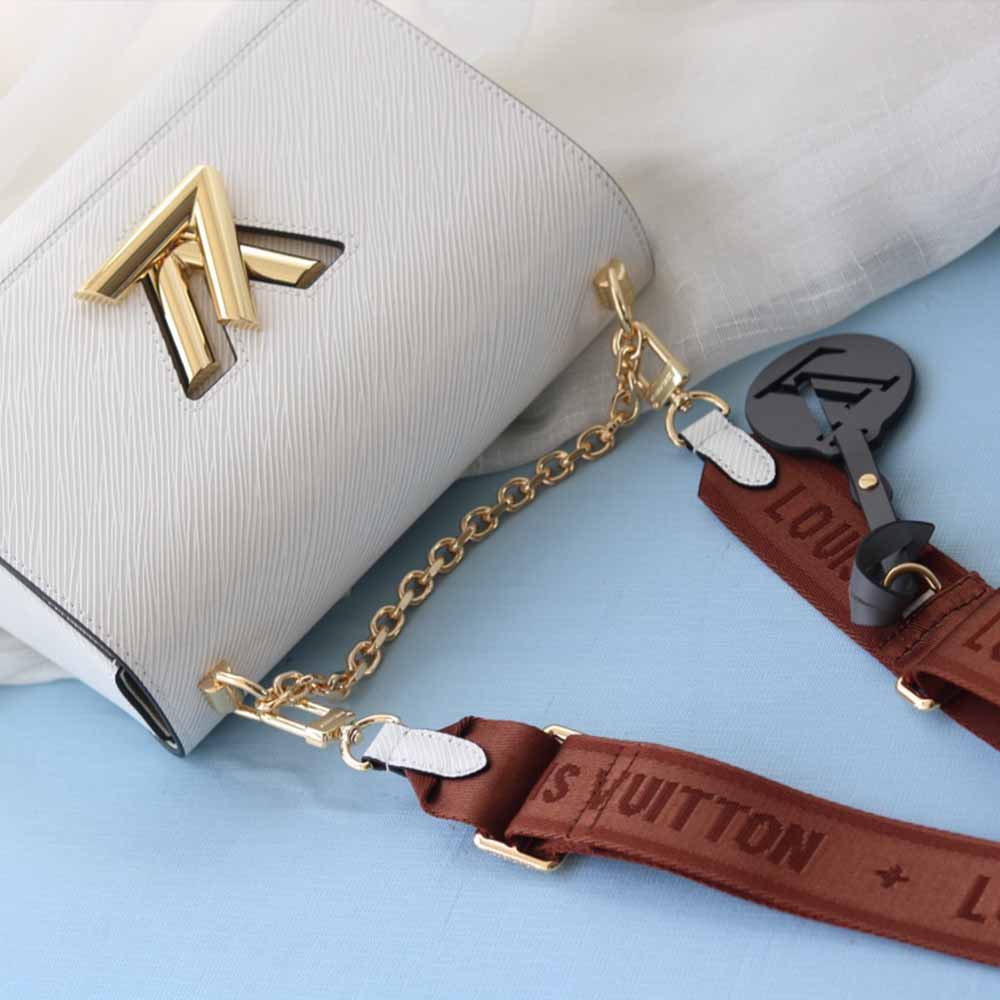 Replica Louis Vuitton Twist Mm M56628 Black/White/Pink