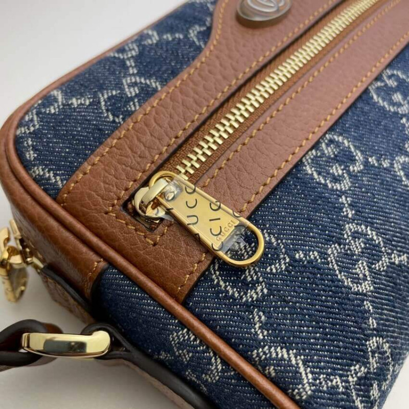 Replica Gucci Denim Ophidia Gg Mini Bag 517350