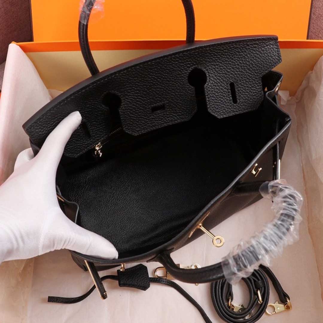 Replica Hermes Aaa-Birkin 25/30/35 Bag Black/White/Pink