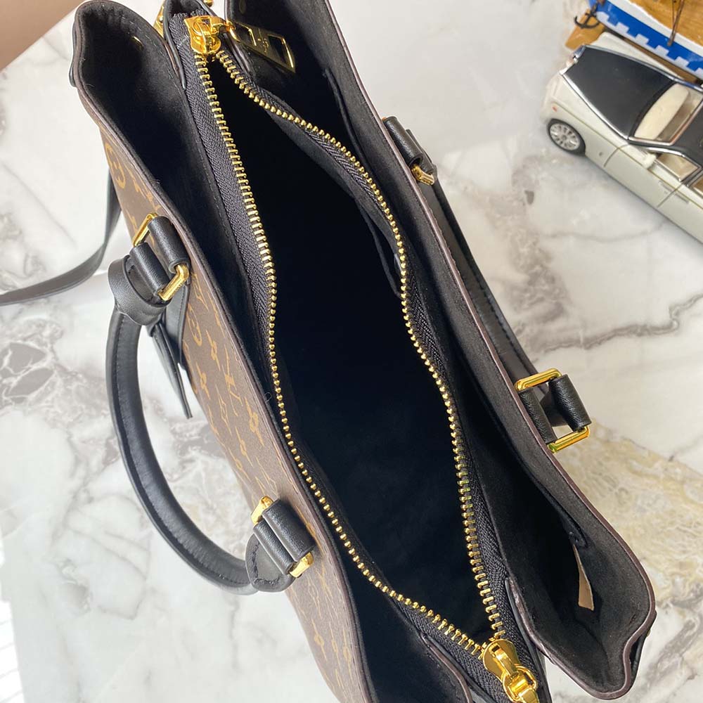 Replica Louis Vuitton Monogram Canvas Soufflot Mm