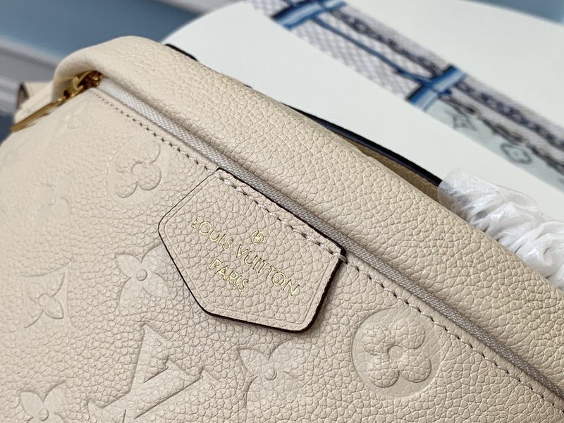Replica Louis Vuitton Aaa-Monogram Empreinte Bumbag Black/Beige