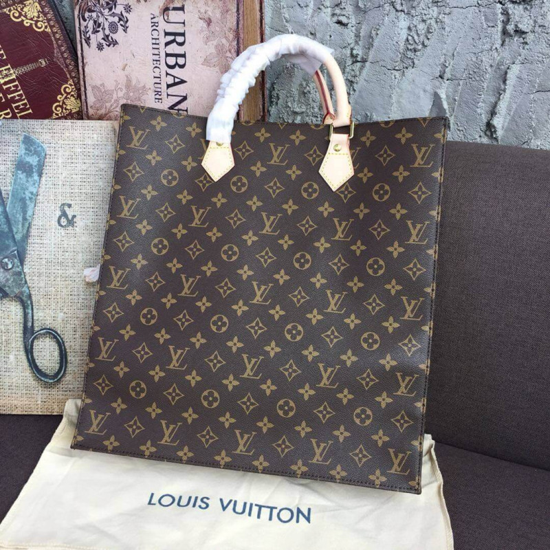 Replica Louis Vuitton Monogram Canvas Sac Plat Tote Bag M51140