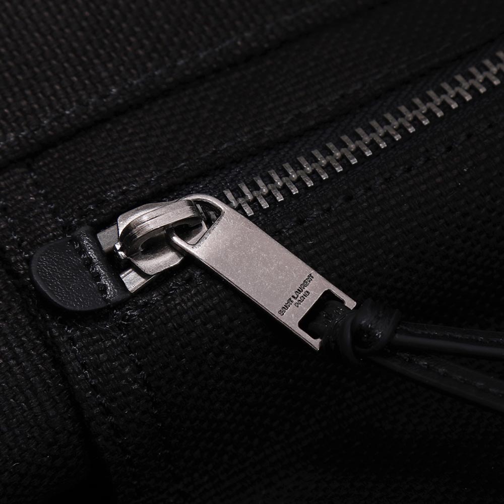 Replica Ysl Rive Gauche Tote Bag In Linen And Leather 4992