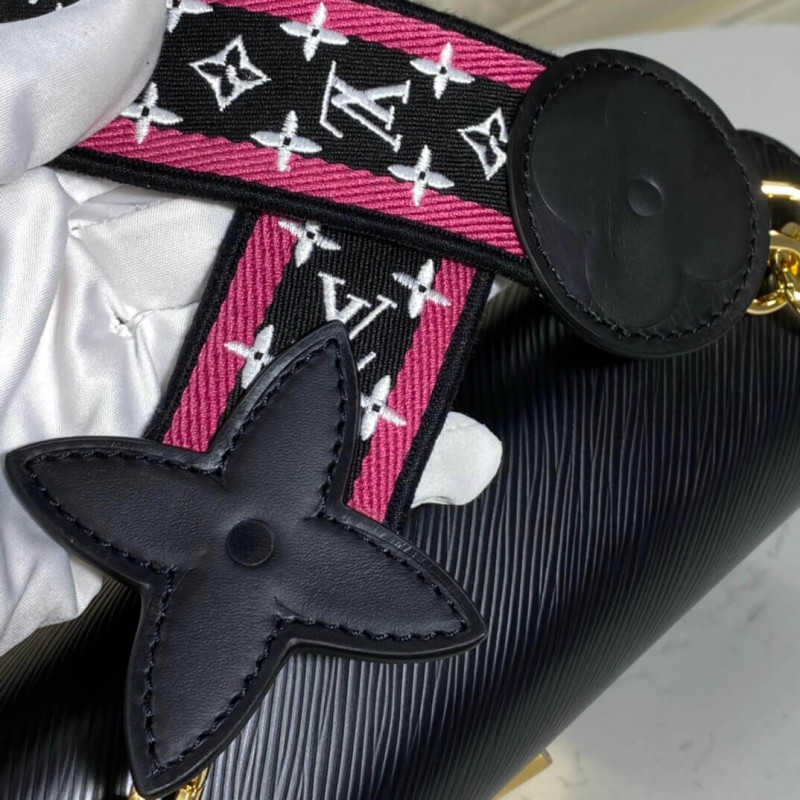 Replica Louis Vuitton Wide Embroidered Strap Twist Pm M57049