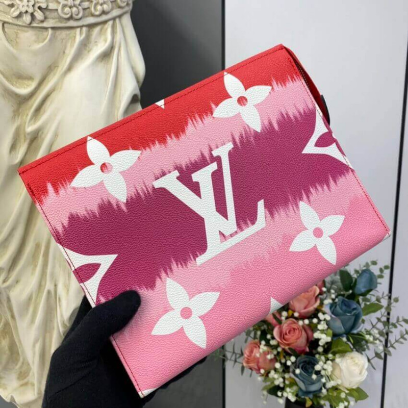 Replica Louis Vuitton Lv Escale Toiletry Pouch 26 M69138 Red