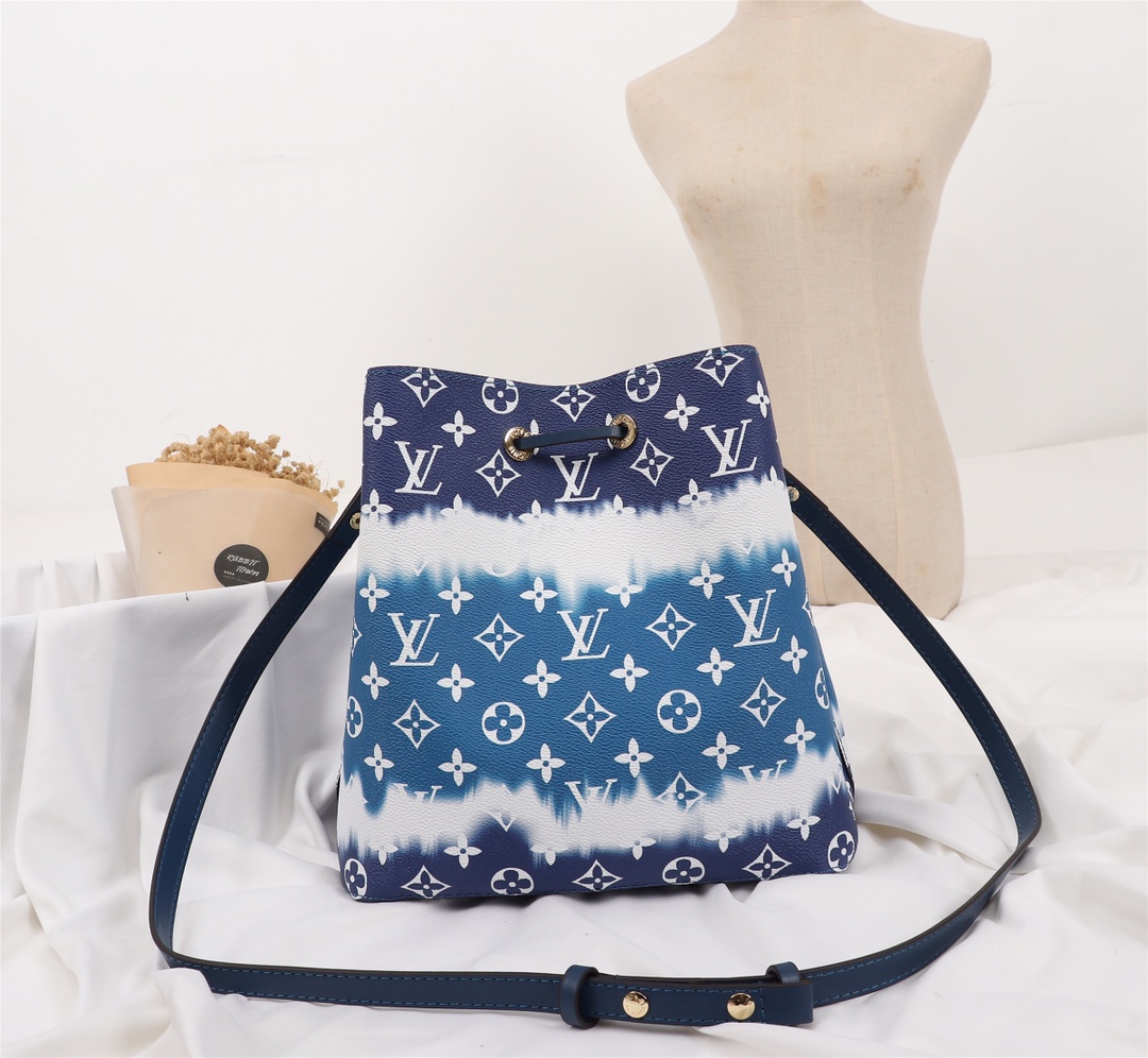 Replica Louis Vuitton Escale Neonoe Mm Pink/Blue/Red