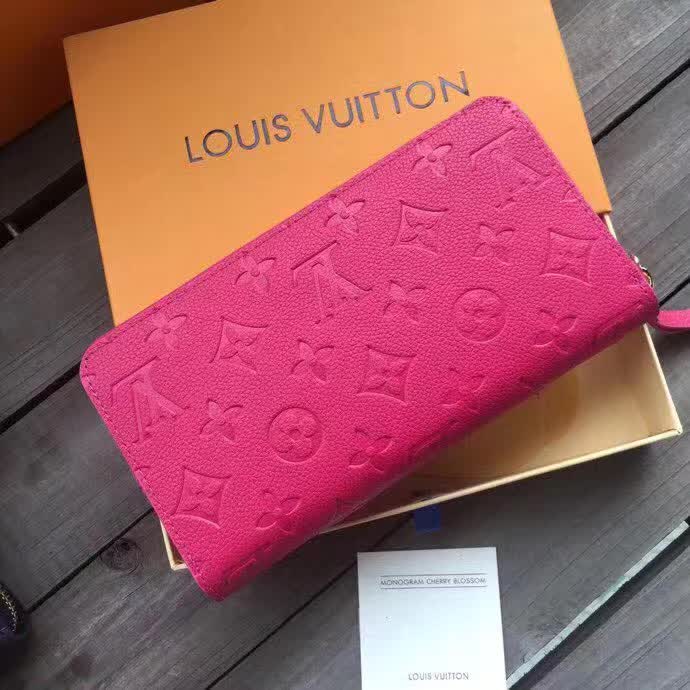Replica Louis Vuitton Supple Monogram Empreinte Leather Zippy Wallet