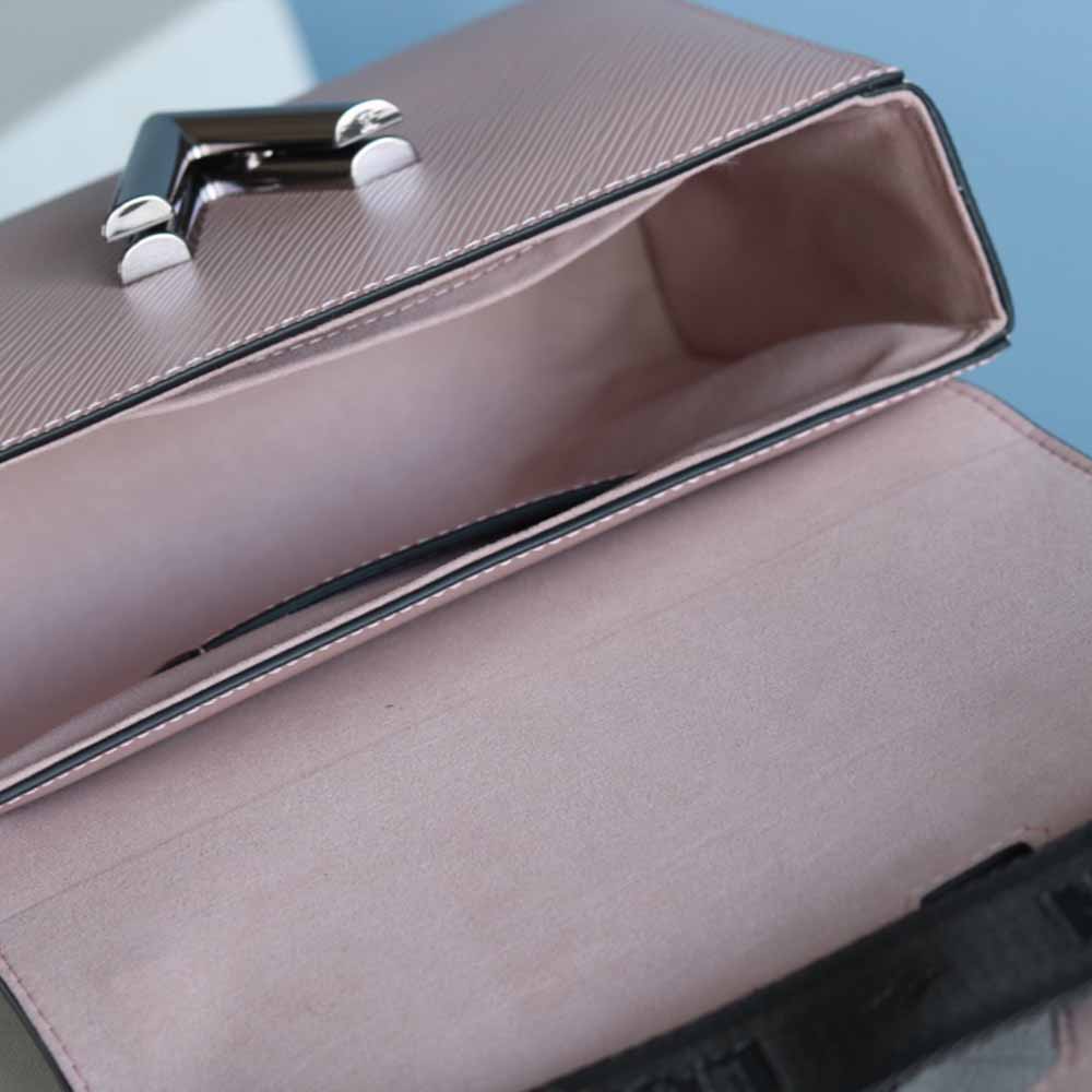 Replica Louis Vuitton Twist Mm M56628 Black/White/Pink