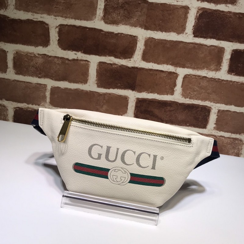 Replica Gucci Small Belt Bag 527792 Black/White