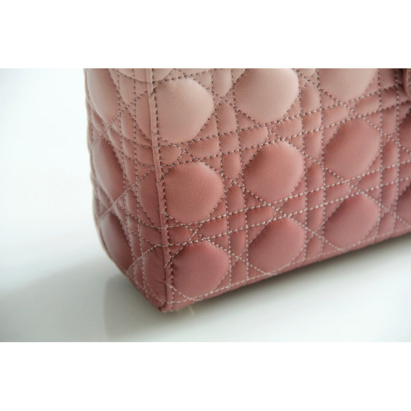 Replica Lady Dior My Abcdior Bag In Pink Gradient Cannage Lambskin M0538