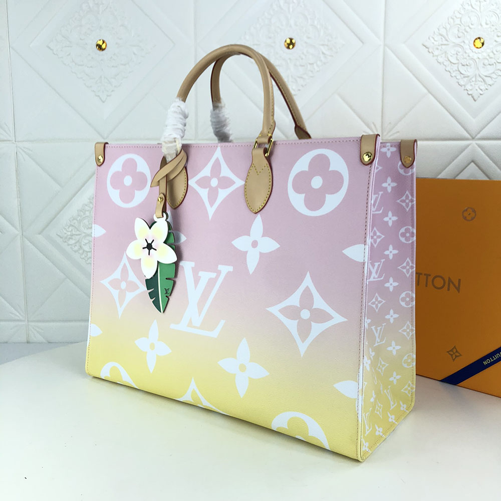 Replica Louis Vuitton Onthego Gm Blue/Pink/Mist