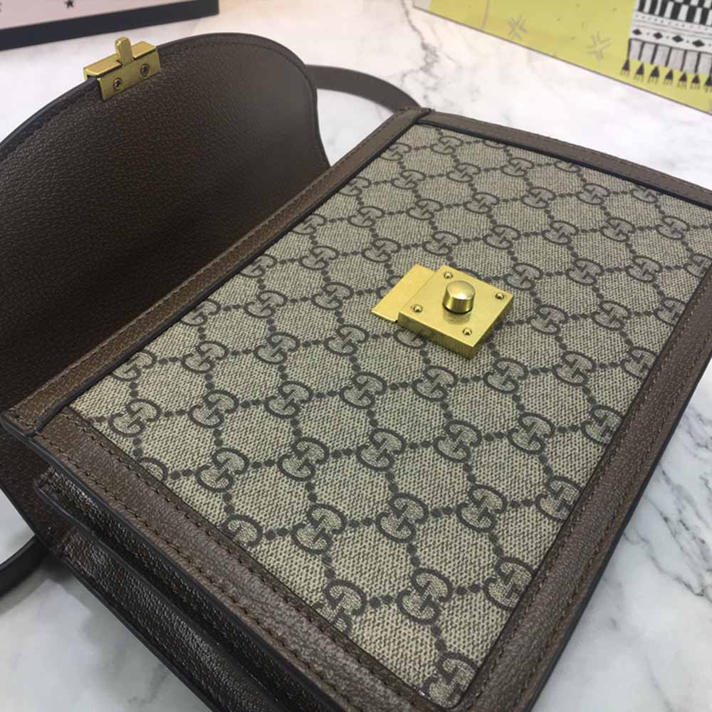 Replica Gucci Ophidia Small Top Handle Bag With Web 651055