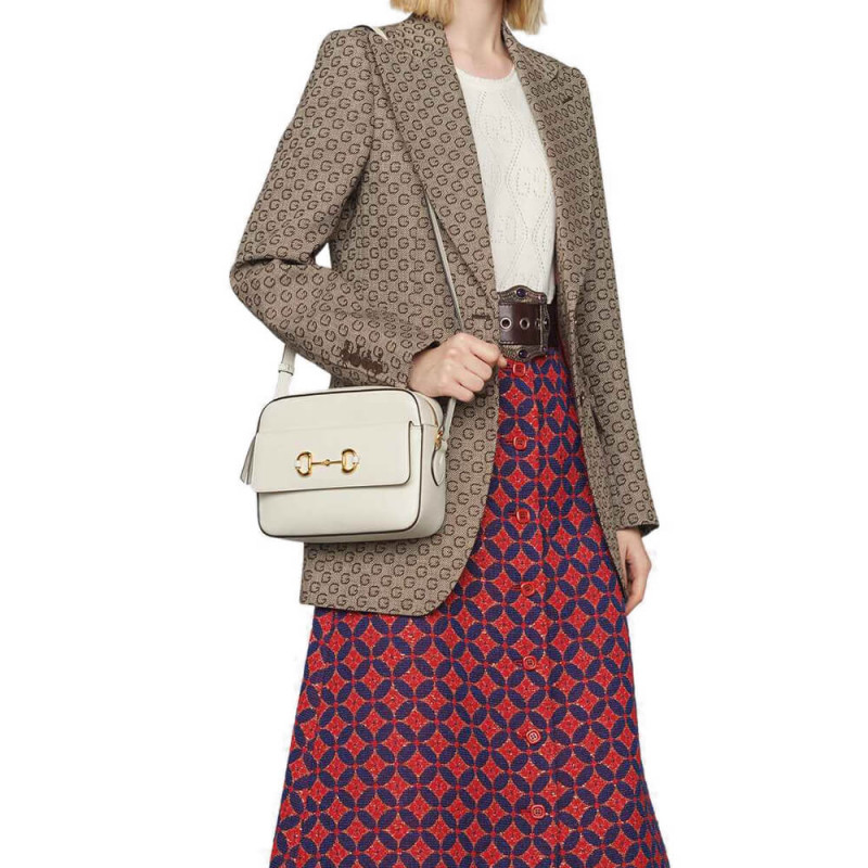 Replica Gucci Horsebit 1955 Small Leather Shoulder Bag 645454