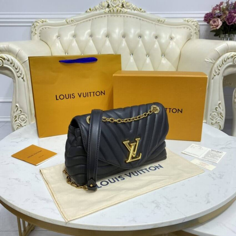 Replica Louis Vuitton New Wave Chain Bag M58552 Black
