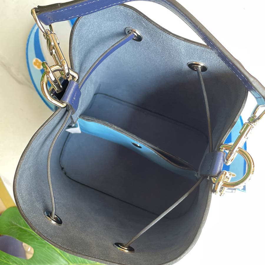 Replica Louis Vuitton Neonoe Bb Blue/Beige/Orange