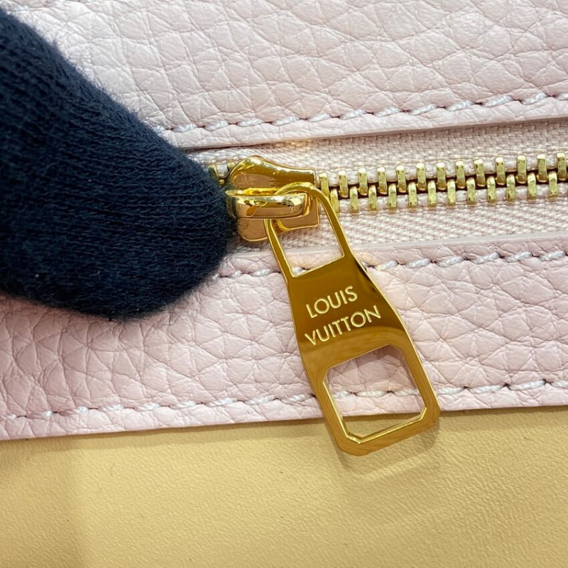 Replica Louis Vuitton Capucines Mm M59020 Rose/Beige