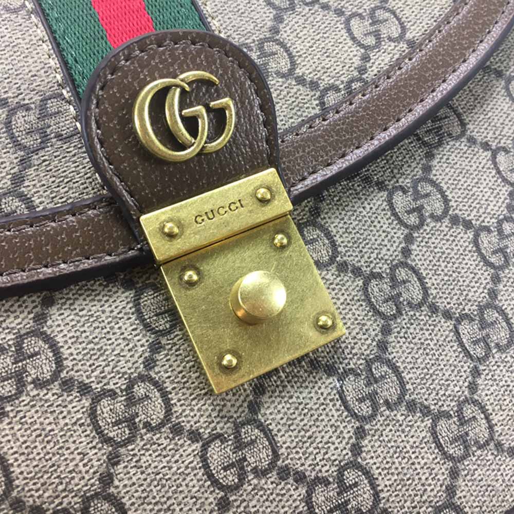 Replica Gucci Ophidia Small Top Handle Bag With Web 651055