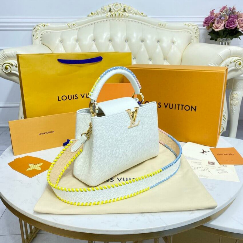 Replica Louis Vuitton Capucines Bb Bag M57941 White