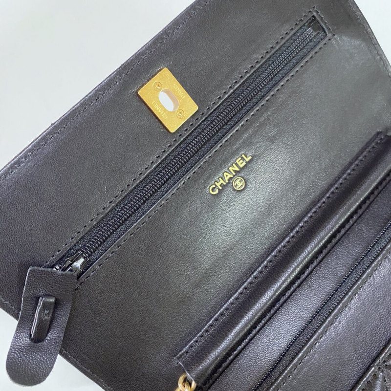 Replica Chanel Woc With Cc Details On Strap Ap1450 In Lambskin Aaa