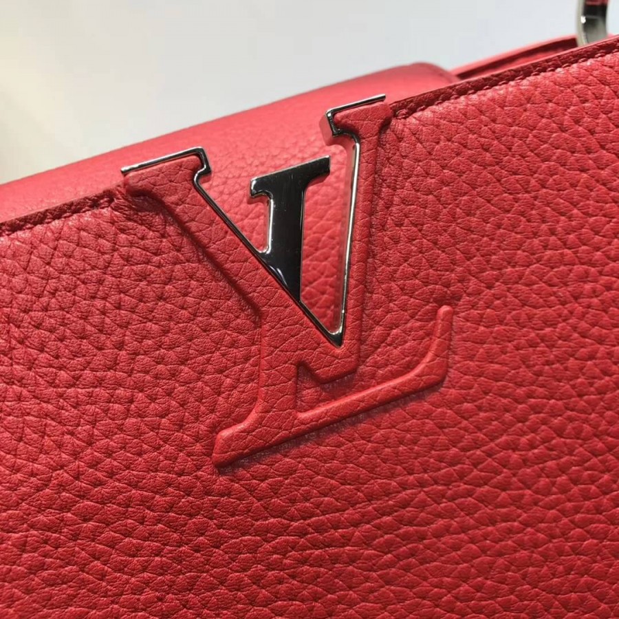 Replica Louis Vuitton Taurillon Leather Capucines Mm M48864