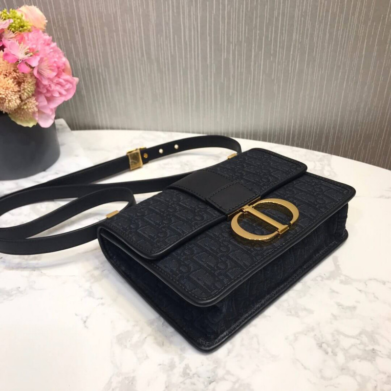 Replica Christian Dior 30 Montaigne Bag Oblique Jacquard M9203