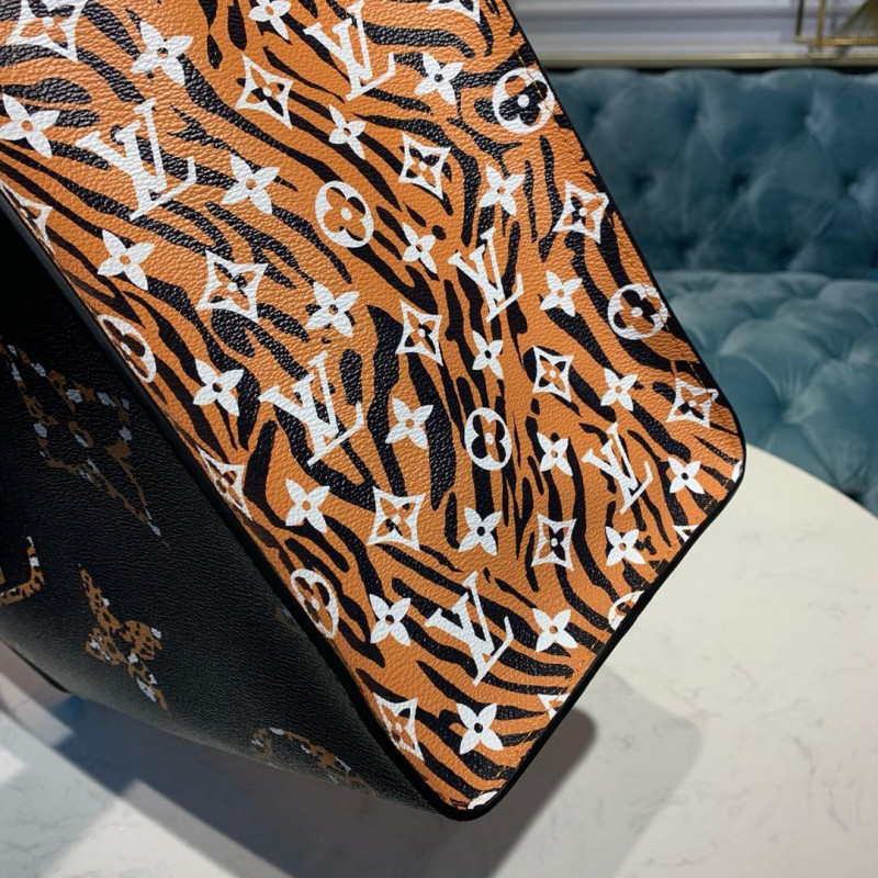 Replica Louis Vuitton Onthego M44674 Black/Caramel