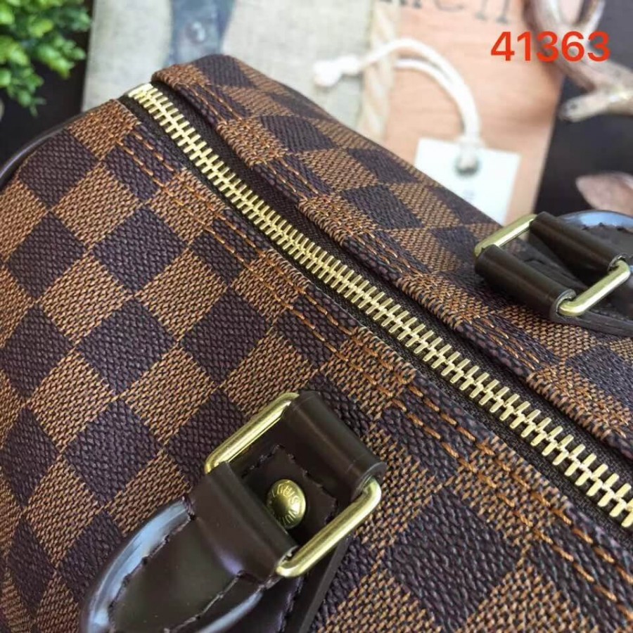 Replica Louis Vuitton Damier Ebene Canvas Speedy 35 N41363