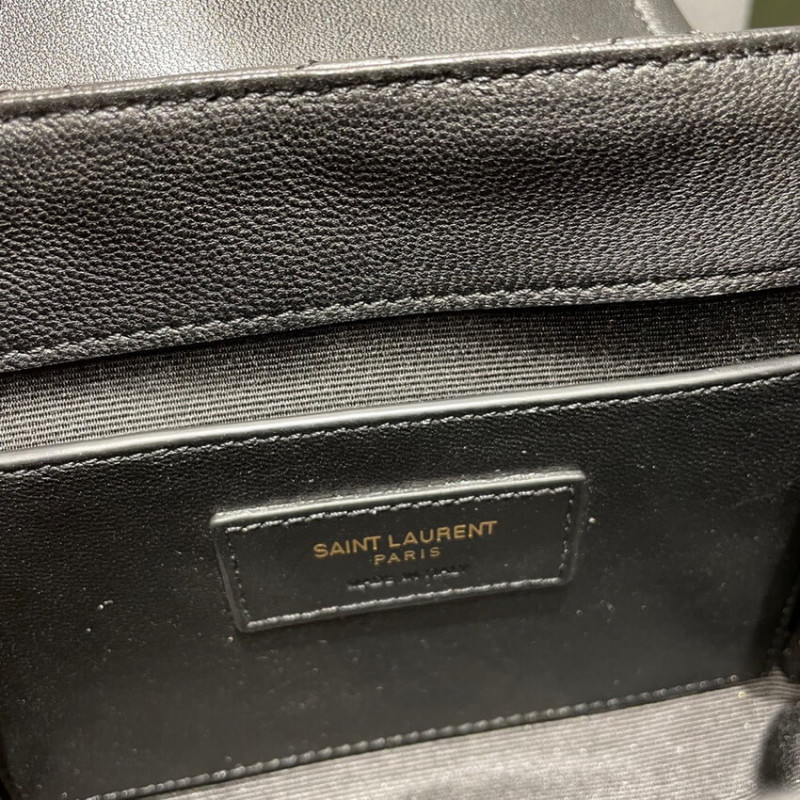 Replica Saint Laurent Nolita Mini Leather Shoulder Bag 672738 Black