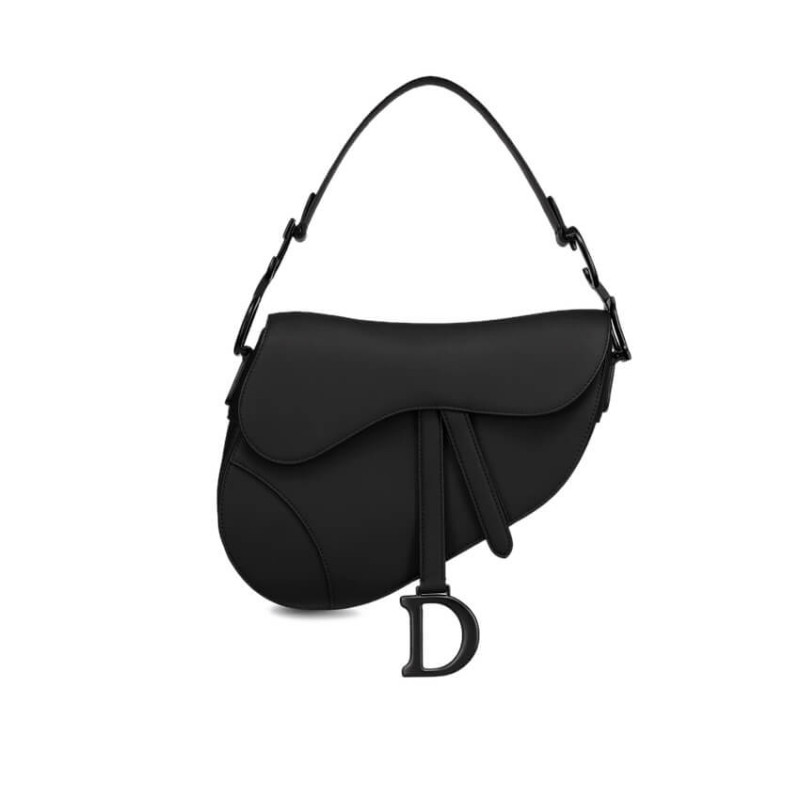 Replica Christian Dior Saddle Bag In Ultramatte Calfskin M0446