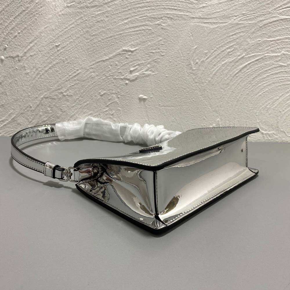 Replica Prada Brushed Leather Mini-Bag 1Bc155