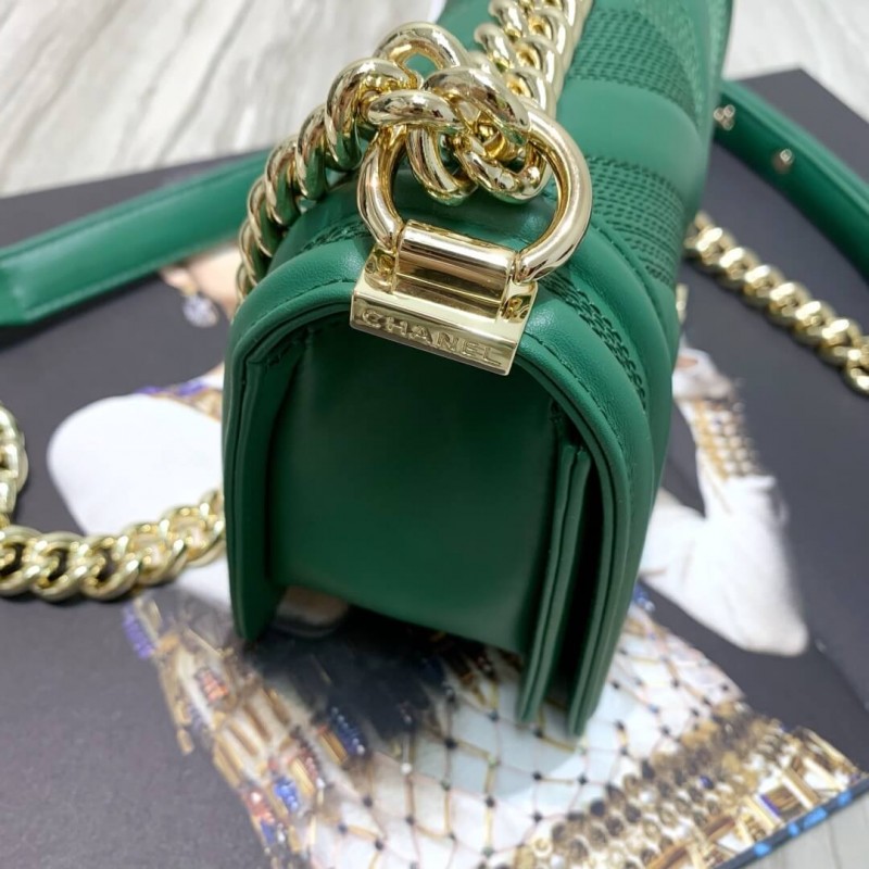 Replica Chanel Calfskin Small Boy Chanel Handbag A67085