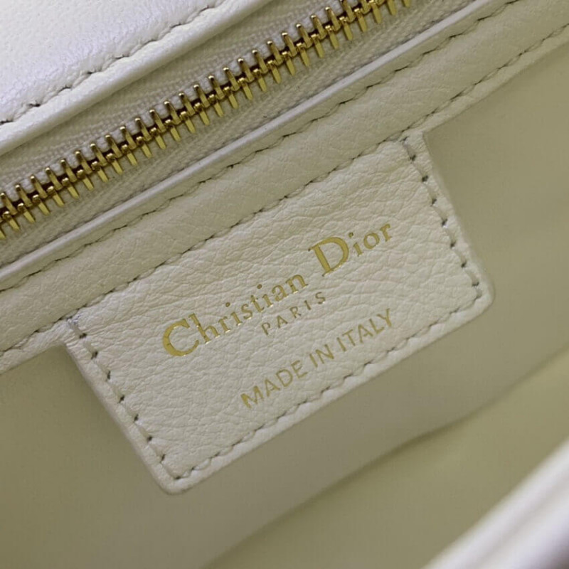 Replica Christian Dior Medium Caro Bag Warm Taupe Supple Cannage Calfskin M9242