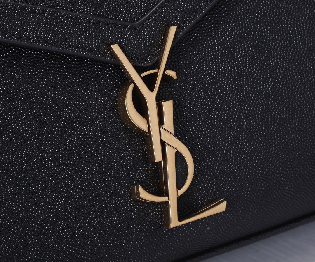 Replica Ysl Cassandra Grain De Poudre Leather Mini Top Handle Bag